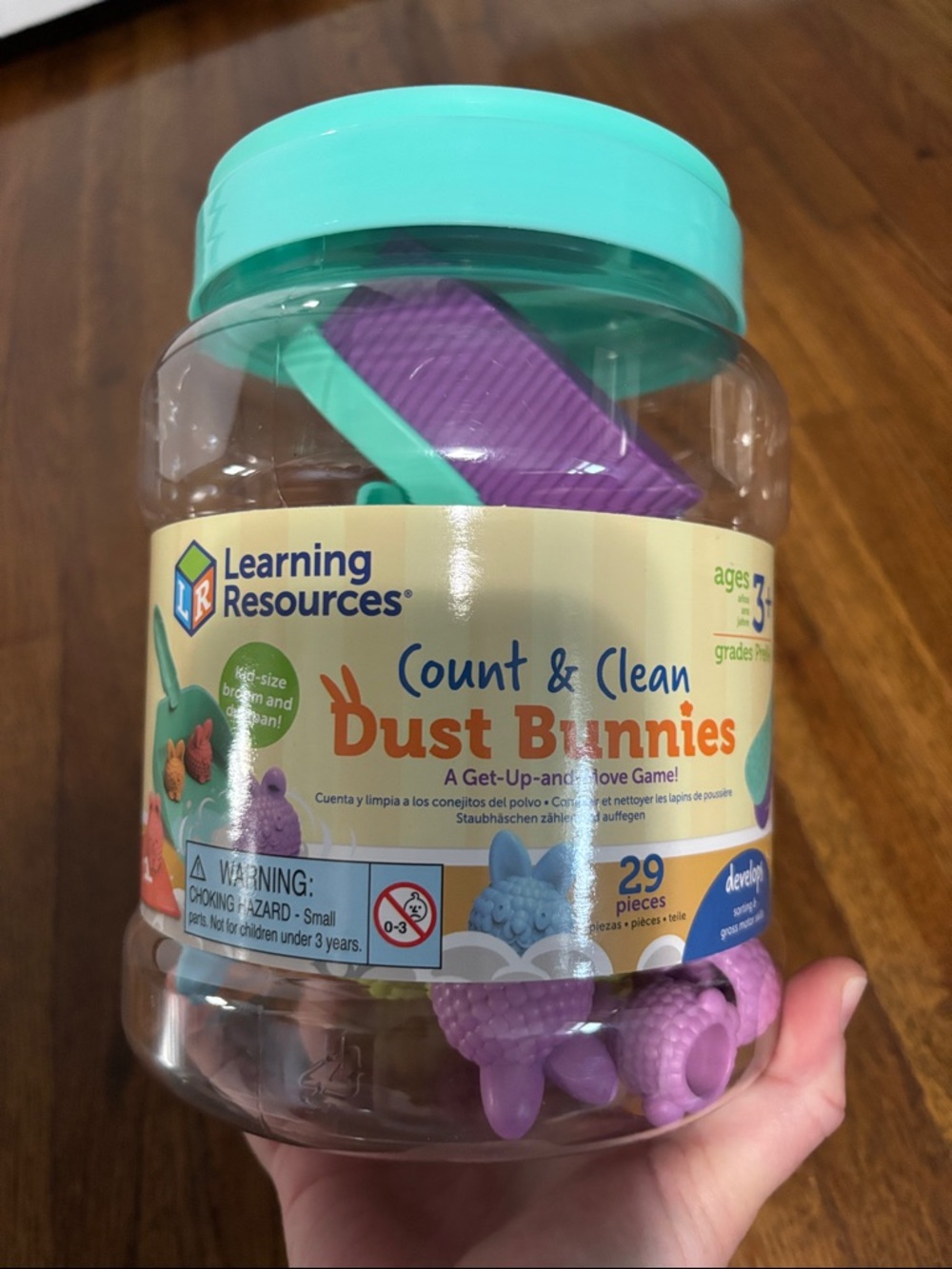 Learning Resources Count & Clean Dust Bunnies